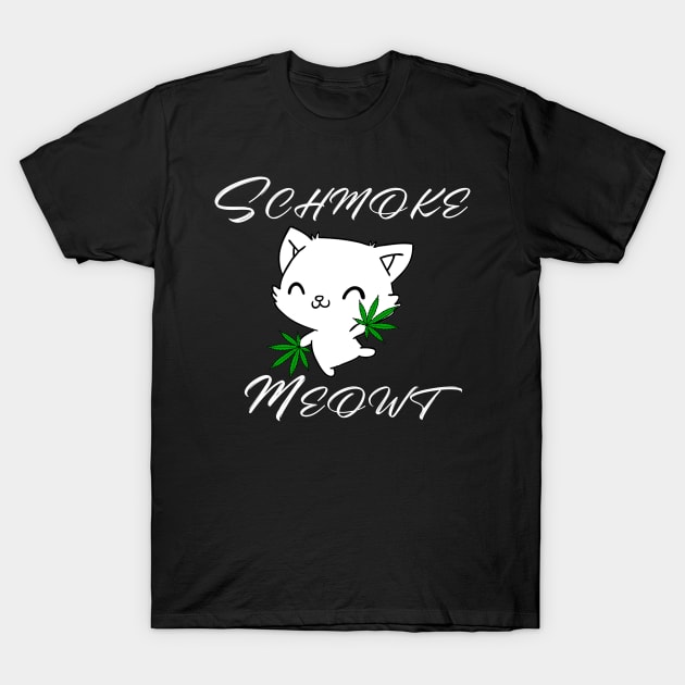 Smoke Meowt T-Shirt by Blackwolf24